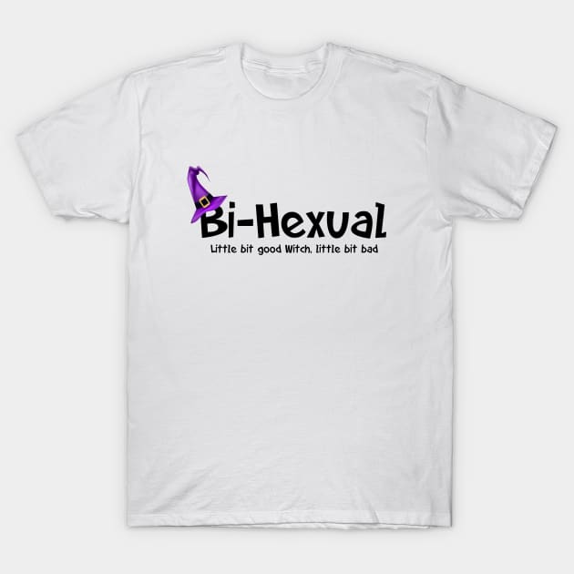 Bi-Hexual Witch T-Shirt by imphavok